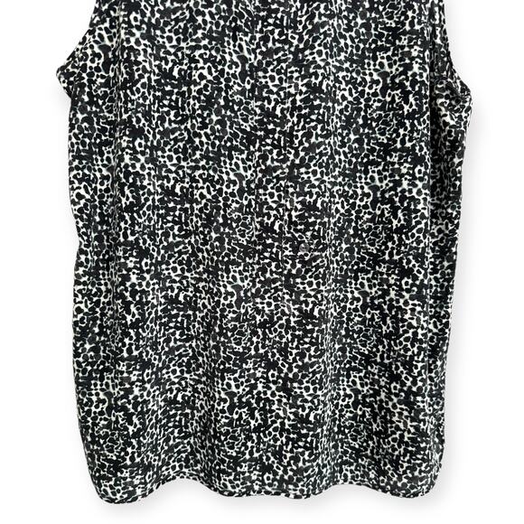 Ann Taylor 100% Silk Sleeveless Tunic Length Popover Blouse Women's Size 16 - Picture 4 of 10